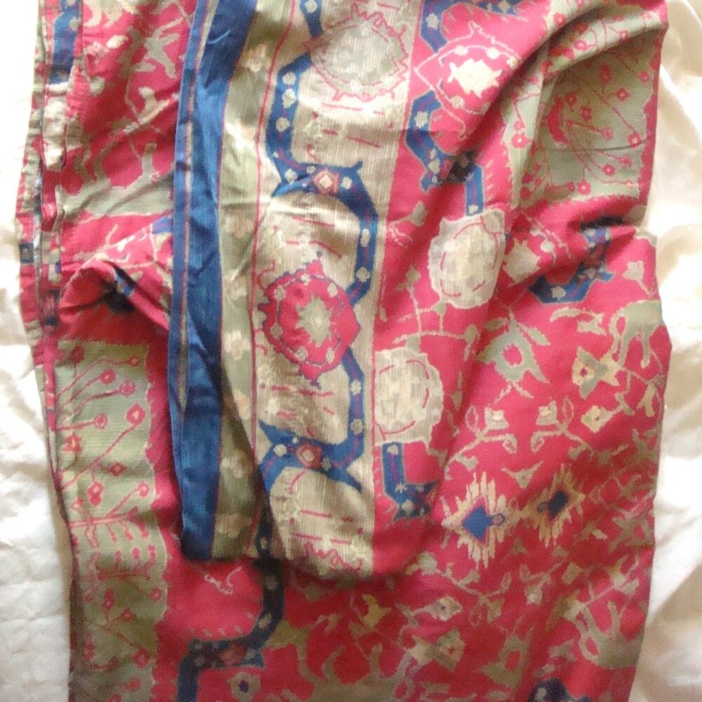 Ralph Lauren Blue Label CONSERVATORY Exotic Print Queen Flat Sheet - Picture 6 of 11